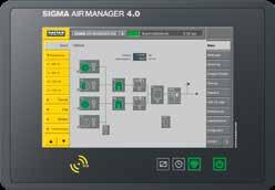 SIGMA AIR MANAGER 4.0 KOMPRESSOREN Station Automatikbetrieb 4 35.10 bar Station Status 74.92 21.