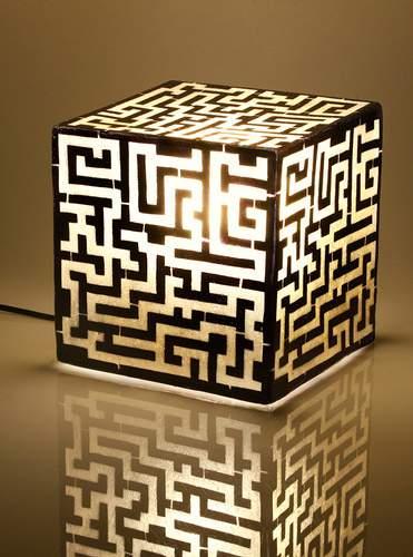 PEBBLE LAMPS ΦΩΤΙΣΤΙΚΑ ΚΥΒΟΙ SMALL CUBE (Maze) #3792F (E14)