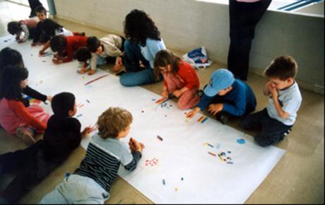 2004 Δράςη Ομαδικό ζργο ηωγραφικισ με τα παιδιά του Πειραματικοφ Νθπιαγωγείου του