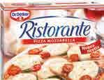 Πίτσα RISTORANTE mozzarella
