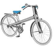 Εικόνα 14. Το Jujigo Το 1947, μόλις δύο χρόνια μετά το τέλος του Δεύτερου Παγκοσμίου Πολέμου, ένας σχεδιαστής αεροπλάνων, παρήγαγε το Jujigo, ένα ποδήλατο με πλαίσιο αλουμινίου.