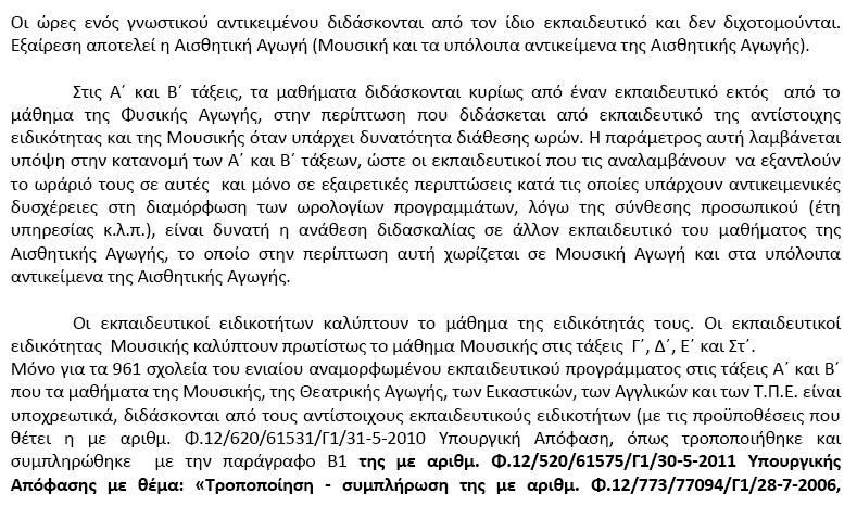 Οη απφςεηο ηνπ ζπιιφγνπ δηδαζθφλησλ (θαηαηίζεηαη ζρεηηθφ πξαθηηθφ). 16.