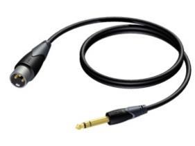 CLA724/1,5 CLA724/3 CLA724/5 Jack male stereo - σε - XLR male 1,5 μέτρο Jack male