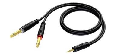 2 x Jack male - σε - 2 x RCA /