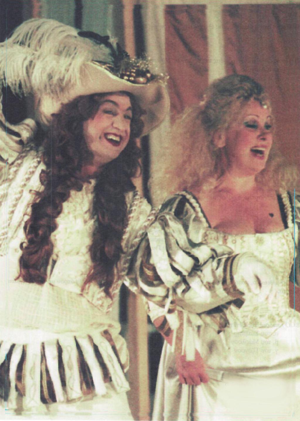 Οι Ξιπασμένες ή Ψευτολόγιες παράσταση του «Θεάτρου των Vivi» το 1996, σε