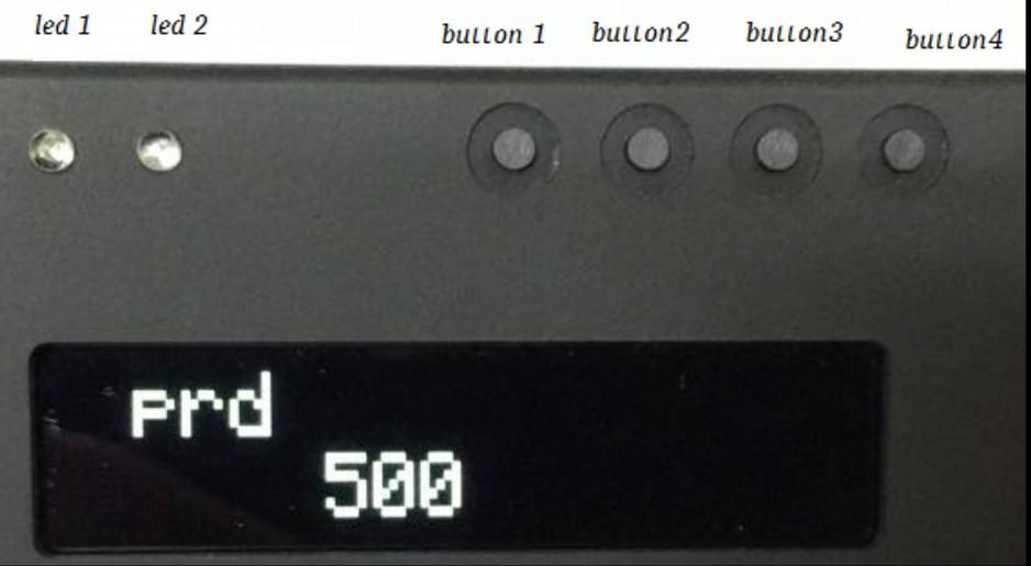 Με το button 4 αυξάνουμε το ποσοστό του boost Με το button 3 μειώνουμε το ποσοστό του boost Όταν φτάσουμε στην επιθυμητή