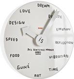 clock, on which you can write or draw with a dry erasable