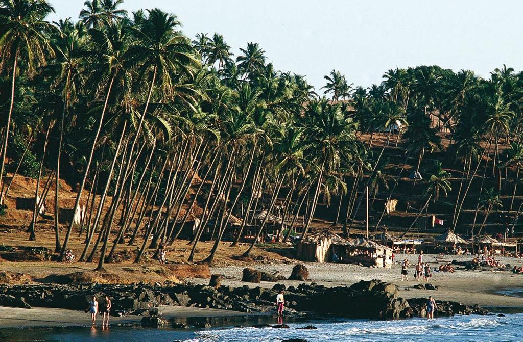 The swaying palms, sweeping white sandy beaches and sparkling waters SCHWARTZ PIERRE/SIPA of the Arabian Sea compose this picture of exquisite beauty Goa, India www.goa-tourism.