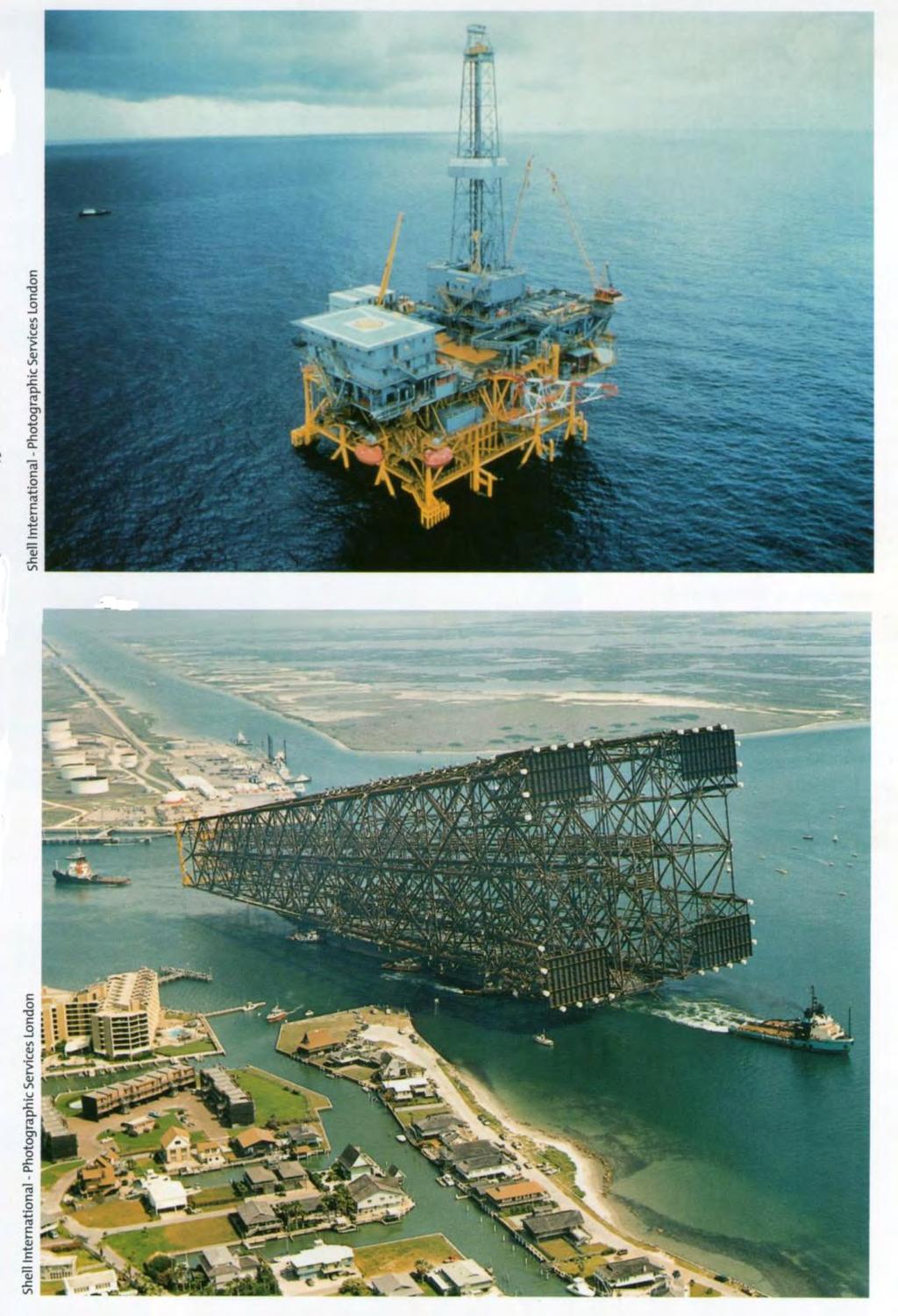 Figure 2 Bullwinkle platform decks in the Gulf