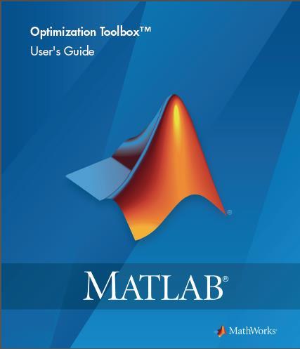 ADVANCED TOOLS IN MATLAB Εργαλεία τα οποία έχουν επιλογή χρήσης κάποιων από τις ειδικές μεθόδους για προβλήματα CM: fmincon Συζυγείς κλίσεις, εφικτές κατευθύνσεις. lsqnonlin Εφικτές κατευθύνσεις.