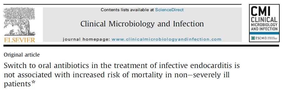 Observational, retrospective study, 426 cases of IE over a period of 13 years (2000-2012), including 369 cases of definite IE. ( med age: 64.5 years). 106 pts (25%) had healthcare-associated IE.