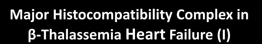 Major Histocompatibility Complex in β-thalassemia Heart Failure (I) HLA-DRB1*1401 allele frequency was found significantly increased in patients with β-thalassemia major without left sided heart