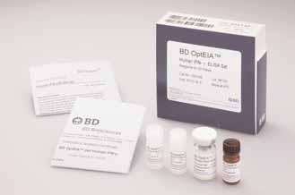 BD OptEIA ELISA Set BD OptEIA ELISA Set2 1 1) Capture 2) Detection 3) 4) HRP 5) Instruction/Analysis Certificate 2 1) Capture 2) HRP Detection 3) 4) Instruction/Analysis Certificate Mouse IFN-γ BD