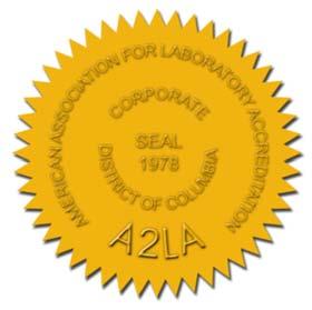 laboratories. This laboratory also meets the requirements of ANSI/NCSL Z540-1-1994 and R205 Specific Requirements: Calibration Laboratory Accreditation Program.