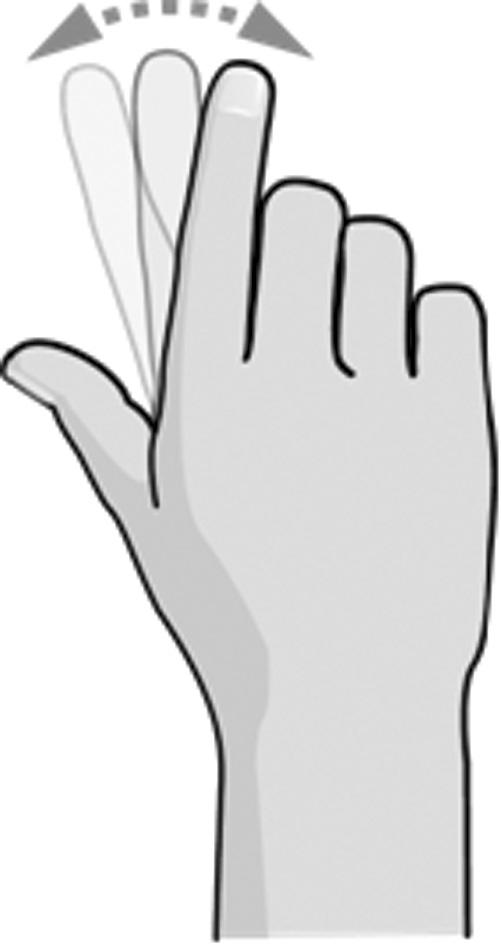 Deslizar o dedo ou deslocar panorâmica Deslizar o dedo ou deslocar panorâmica significa arrastar rapidamente o dedo na vertical ou na horizontal