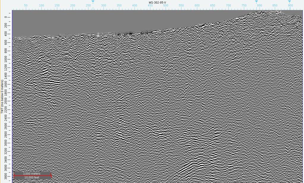 0 D.P. 800 m a.s.l. (sec. TWT) 1 2 3 5 km Figure S1. Seismic reflection profile of Fig.