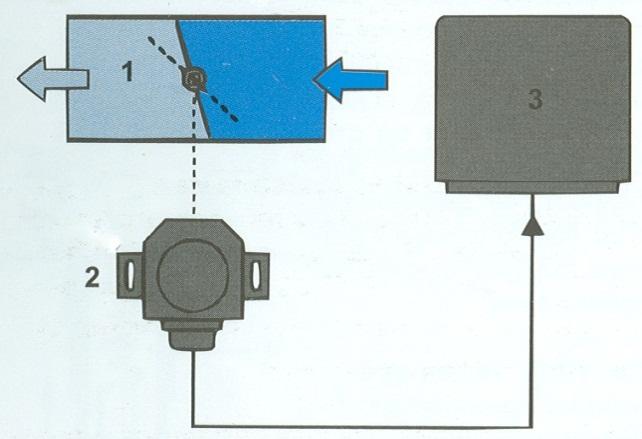 Përveç α, ne njësinë drejtuese elektronike është i nevojshëm dhe e dhëna për numrin e rrotullimeve n, i cili mundet te merret nga sistemi i ndezjes ose nga dhënësi i veçantë për numrin e rrotullimeve.