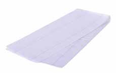 Proizvodi za inkontinenciju i proizvodi za krevete i ležaje Zaštitne plahte u različitim izvedbama Papirnata plahta s PE premazom S plavim