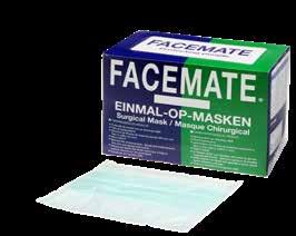 Medicinski proizvod klase 1 sukladno direktivi 93/42 / EEZ 002300 Med-Comfort Flis maska 2-slojni polipropilenski (PP) flis materijal 100% bez staklenih vlakana