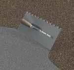 podlagi. Nato v odvisnosti od površine podlage z zidarsko žlico nanesite na površino wedi Balco cementno lepilo.