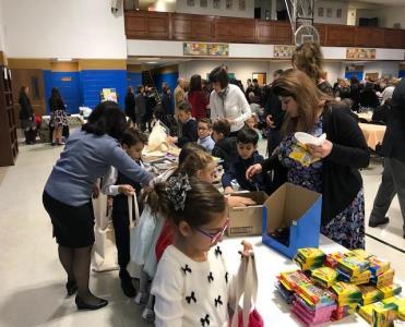 On Sunday, October 29th, our Sunday School families assembled the IOCC School Supply Kits donated by our