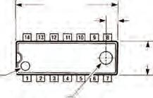 8 V I OH High Level Output Current αα ma I OL Low Level Output Current 8 ma Free Air Operating Temperature 7 C T A Physical Dimenssions inches (millimeteres) unless otherwise noted.74.77 (8.8 9.56).