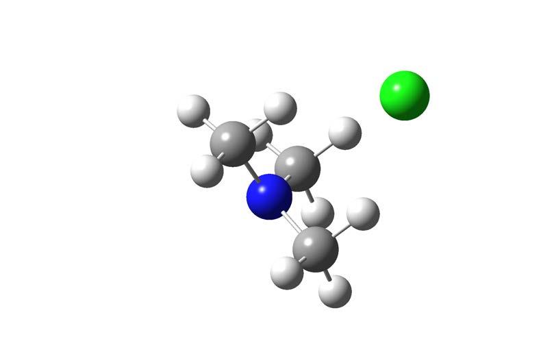 074083 H 0.515802 1.641051-1.270014 Cl -1.763053-0.000554 0.000036 (CH 3 ) 3 N*Cl Pre-reaction adduct 3H C -0.946075 1.138356 0.808761 H 0.175503 1.139217 0.809423 H -1.322717 1.002577 1.816982 H -1.