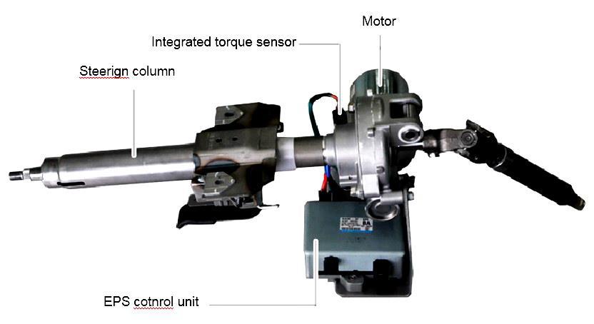 8.1 ساختار EPS سیستم EPS شامل : ستون فرمان موتور EPS سنسور گشتاور قرار گرفته در ستون