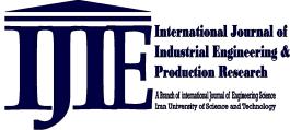 International Journal of Industrial Engineering & Production Management (04) January 04, Volume 4, Number 4 pp. 43-436 http://ijiepm.iust.ac.
