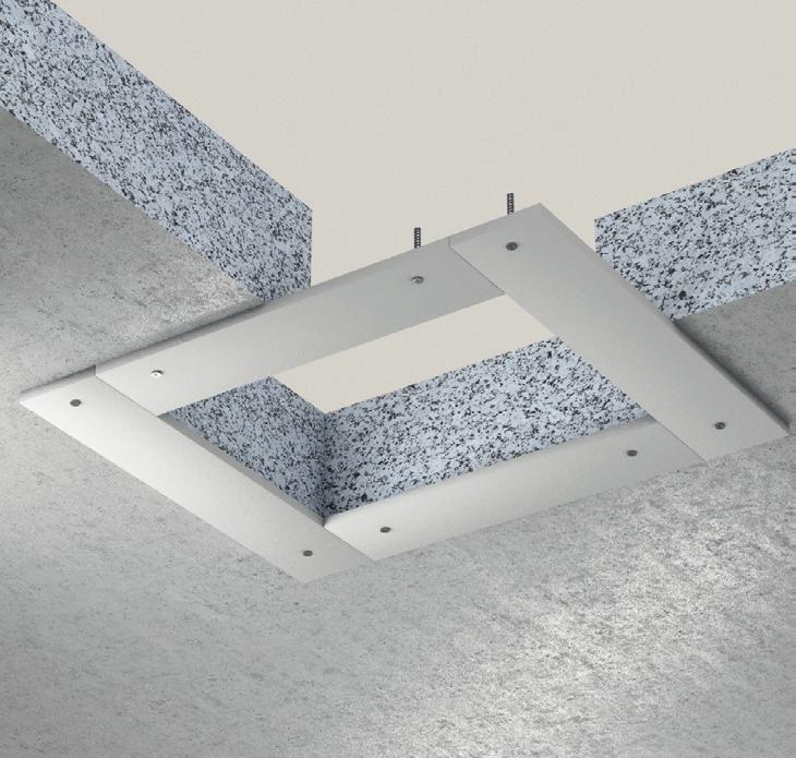 Protivpožarna pena FPF iz Knauf sistema ETA-11/0206 Ako se ne koristi obloga, prostor između ploča suvomontažnog zida mora se temeljito ispuniti mineralnom vunom (tačka