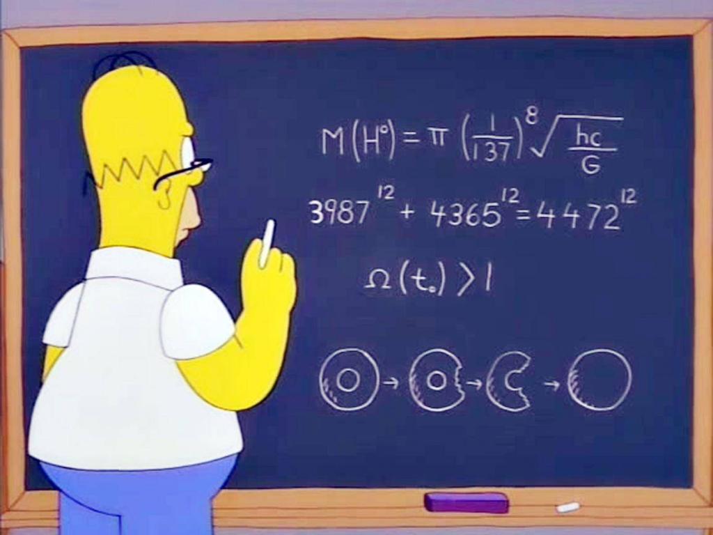 Figure 6: The above residual plot is a spoof of this scene from The Simpsons Appendix quartz(height = 2, width = 6) par(mar = c(4,4.5,2,2) + 0.) par(oma = c(.5,,2,) + 0.