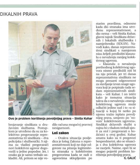 Drugo, radi li se o istom predmetu ureappleenja, ako je taj predmet u sluëaju jubilarne nagrade i naknade za prijevoz razliëito ureappleen i to na naëin da jednoj grupaciji zaposlenika pogoduje