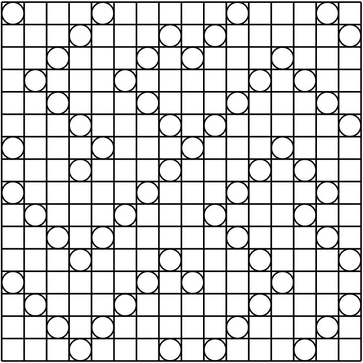Perstatų šifrų pavyzdžiai (4): Fleissnerio kvadratų šifras