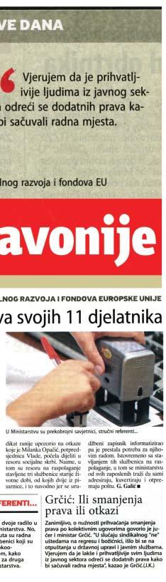 PREGOVORI OKO DODATAKA NA PLA U NAPOKON KRE U S MRTVE TO»KE, U PONEDJELJAK PRVI SASTANAK SA SUPROTNIH STAJALI TA Vlada bi na regresu πtedjela, sindikati prijete πtrajkom (NOVI LIST, 2. lipnja 2012.