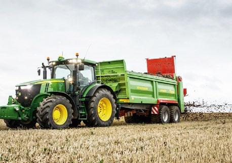 Opcije stražnje podizne poluge 7R serija traktora nudi širok izbor opcija stražnje podizne poluge za upotpunjavanje potreba primjene: manji kapacitet dizanja za primjene lakših priključaka kao i