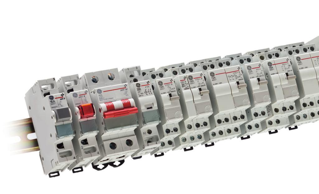 Modular DIN-rail Devices The complete line MCB s Up to 125A Up to 25kA (EN/IEC 60898-1) B, C, D RCBO s Up to 10kA (EN/IEC 61009-1) Up to 63A IΔ m = 30, 300, 1000mA RCCB s Up to 125A IΔ m = 10 to