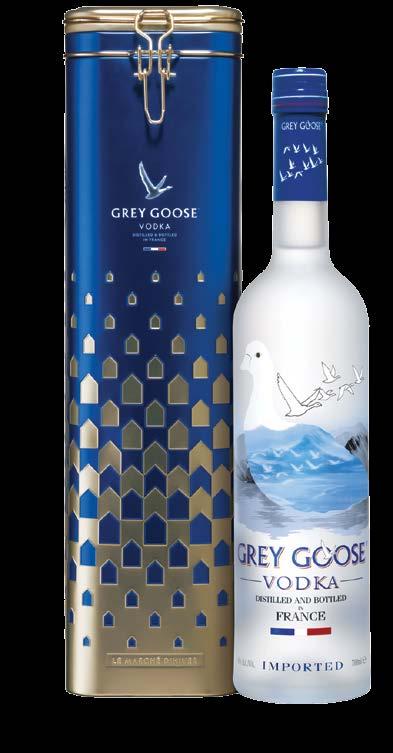 10 Code No: 051204006 Grey Goose Flour Tin Super Premium Vodka