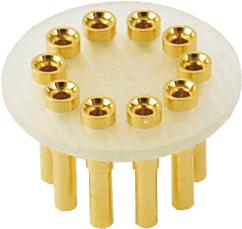 Relay Socket for TEEDYNE Inc,Relay RF300 RF303 series. φ8.4 P.C.D. 8 10-36 P.C.D. 8 X-φ1.25 2.