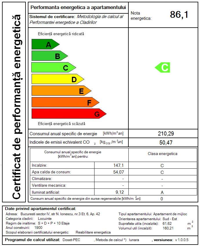 Doset-PEC F7 - Fereastra Print-preview Figura 42 Certificat de performanţă energetică a apartamentului stânga: faţă; dreapta: verso F8 FEREASTRA PRINT-PREVIEW Fereastra Print-preview este deschisă