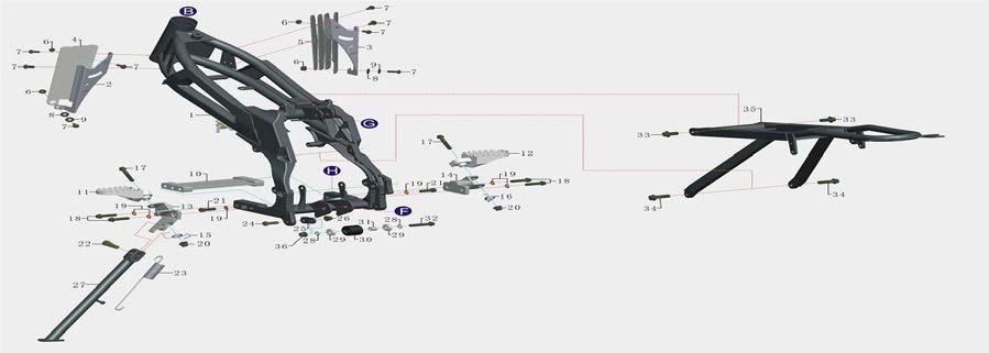 1 07001051101010 frame 1 2 07011031101000 bracket, air deflector, LH 1 3 07012031101000 bracket, air deflector, RH 1 4 06019031020000 air deflector, LH 1 5 06020031020000 air deflector, RH 1 6