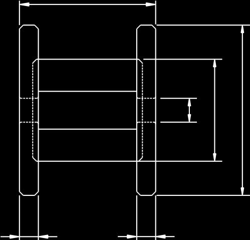 DRUM CORES - OWD Application of Small Rods Crossover network Filters B E D A C C DIMENSIONS TYPE A(mm) B(mm) C(mm) D(mm) E(mm) OWD 22X5 22. ±. 6.4 ±.5 3.2 +.6 -. 2. ±.3 5. +.3 -. OWD 22X2 22. ±. 2.4 ±.5 3.2 +.6 -. 2. ±..3 5. +.3 -. OWD 28X2 28.