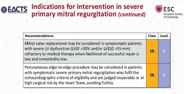 expectancy but who have a prohibitive surgical risk because of severe comorbidities and remain severely