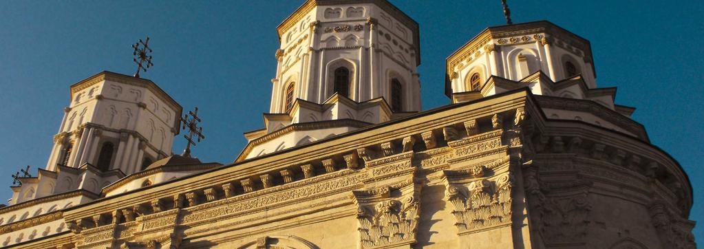 8 9 Mănăs rea Golia, Iași RENOPLUS Golia este o mănăstire importantă în oraşul Iaşi, numită după marele logofăt Ioan Golia, primul ctitor al ediﬁciui ecleziastic.