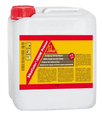 ΑΣΤΑΡΙΑ Sikalastic Primer PVC Sikalastic Primer FPO SikaColor -500 W Primer Sikagard -552 W Aquaprimer 1-συστατικού πολυουρεθανικό αστάρι για μεβράνες Sikaplan και Sarnafil