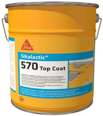 ΤΕΛΙΚΕΣ ΠΡΟΣΤΑΤΕΥΤΙΚΕΣ ΕΠΙΣΤΡΩΣΕΙΣ Sikalastic -570 TC Sikalastic -621 TC Υψηλής απόδοσης, υγρή μεμβράνη πολυουρεθανικής διασποράς Χρήσεις Τελική στρώση σε MTC συστήματα Χαρακτηριστικά Υψηλής