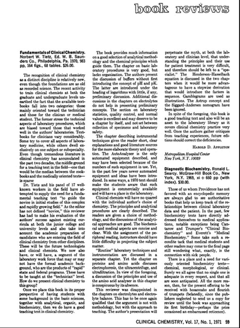 Chem.Vol. 17, Issue 1, January 1971. Clin.