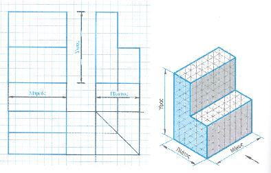 Αποτύπωση Στερεού σε όψεις Πηγή: Νικόλαος Χ.