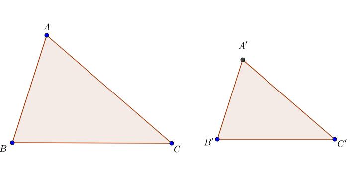 Ίσα σχήματα Δύο σχήματα λέγονται ίσα αν όλες οι πλευρές και οι γωνιές τους είναι ίσες μια προς μια, δηλαδή αν τοποθετήσουμε το ένα σχήμα πάνω στο άλλο τότε αυτά θα ταυτίζονται.