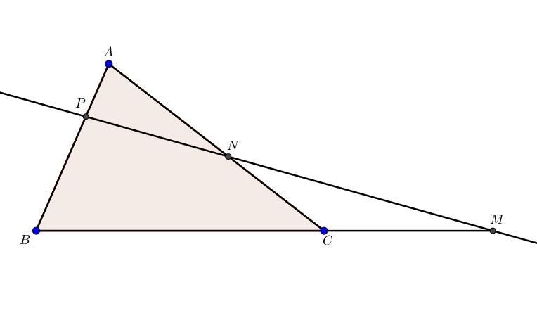 Ισχύει και το αντίστροφο, δηλαδή αν ισχύει η παραπάνω σχέση, τότε οι ευθείες AM, BN CP περνάνε από το ίδιο σημείο (συντρέχουν).