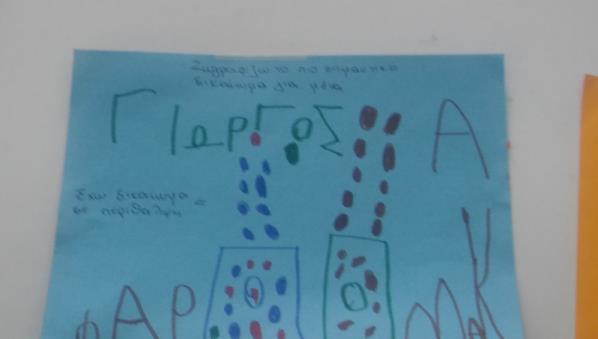 Φτιάξαμε το δικό μας γαϊτανάκι γύρω από τη γη και κατόπιν χωρίστηκαν σε ομάδες.
